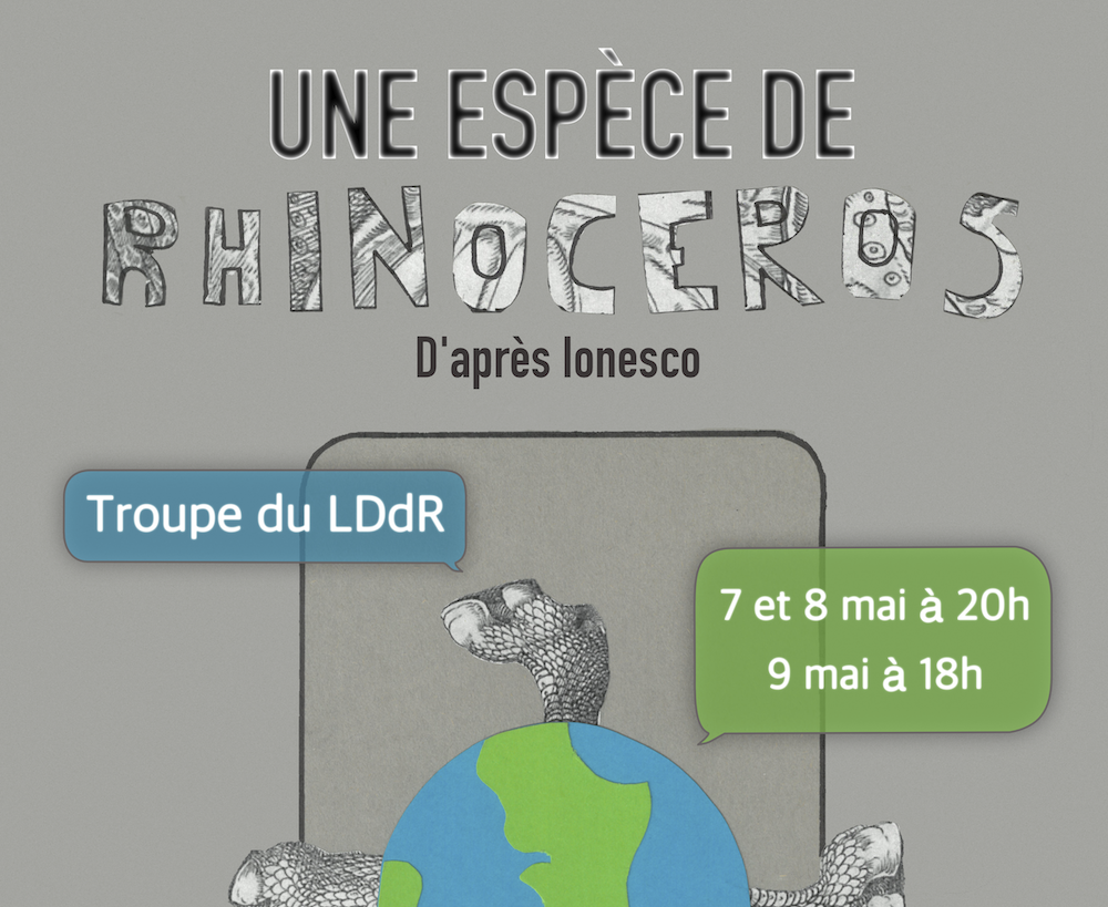 Troupe du Lycée | Un espèce de Rhinocéros